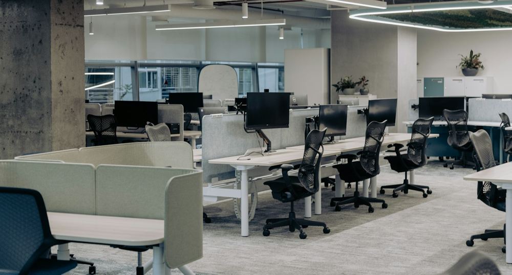 Open space с рабочими местами